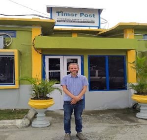 Jornalista português do Público visita Timor Post
