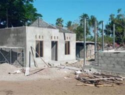 Construção de casas do UNP abandonada em Baucau